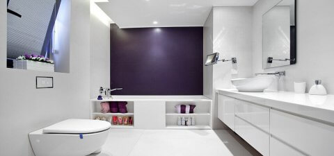 עיצוב חדר שירותים ואמבטיה