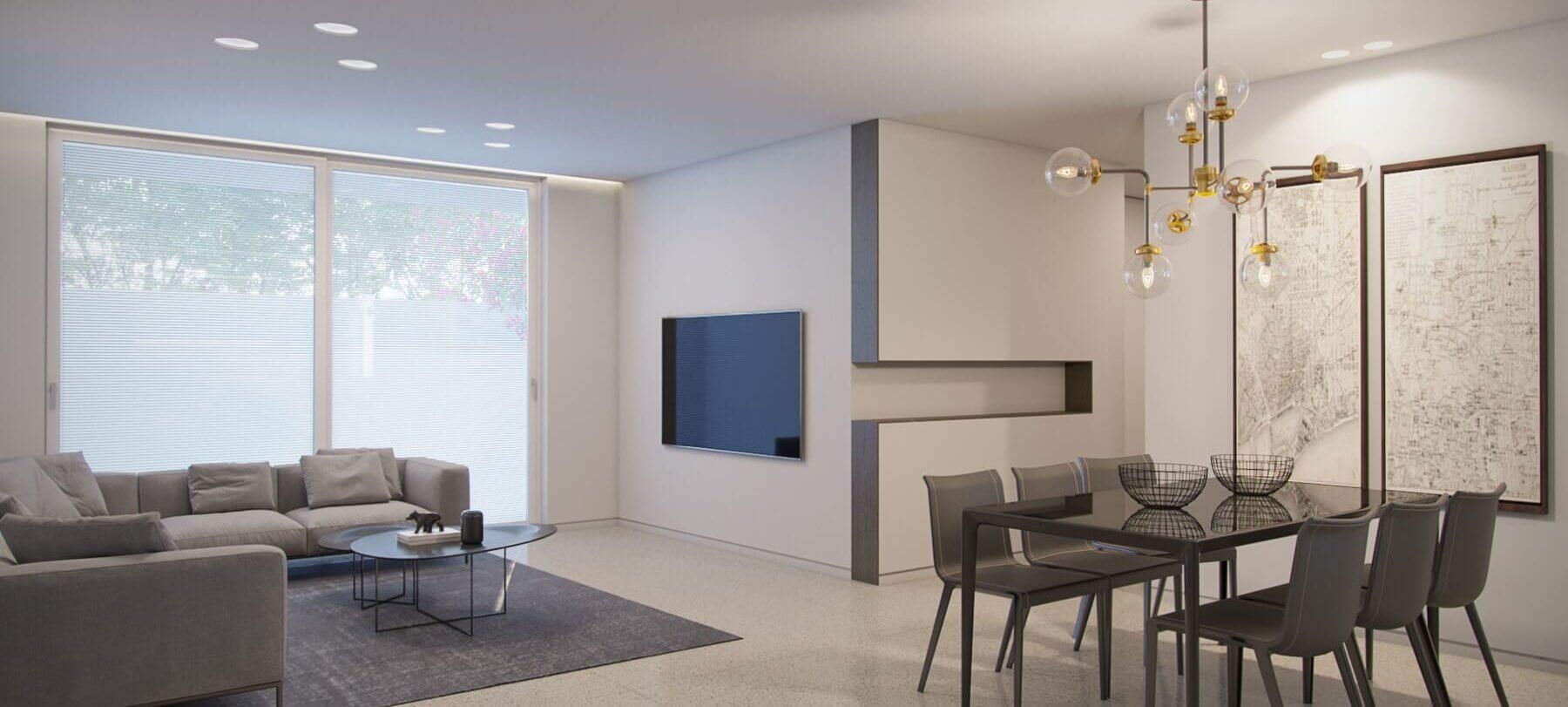 עיצוב פנים דירת גן - דניאל וקנין