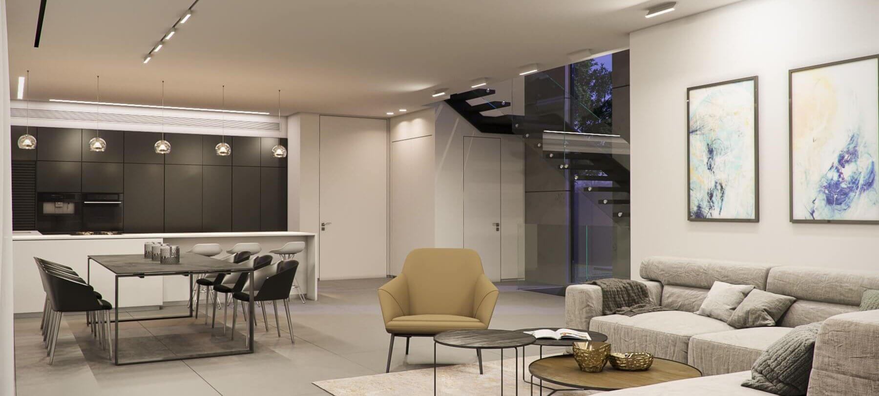 עיצוב פנים בתים פרטיים בראשון לציון