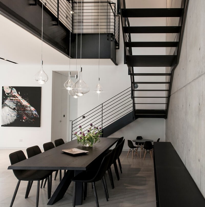 עיצוב פינת אוכל בית פרטי ברחובות