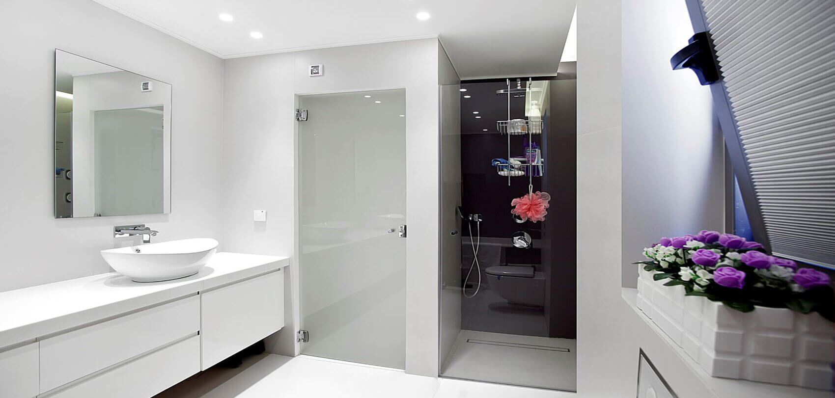 עיצוב חדר שירותים יוקרתי בפתח תקווה