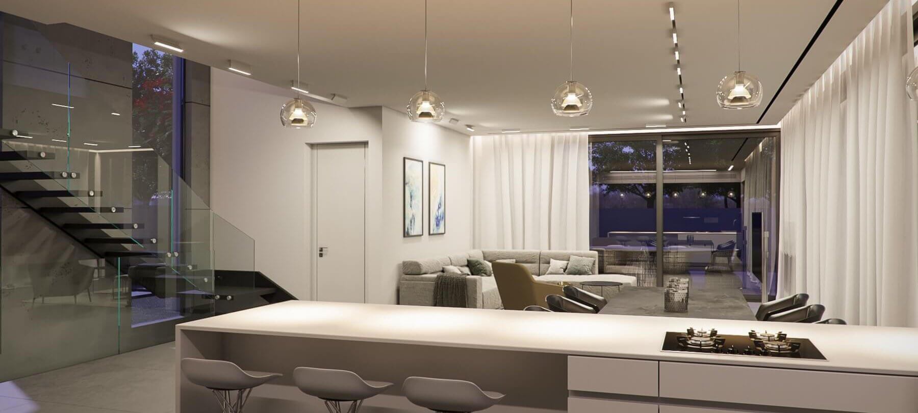 עיצוב מטבח מודרני לבית פרטי בראשון לציון