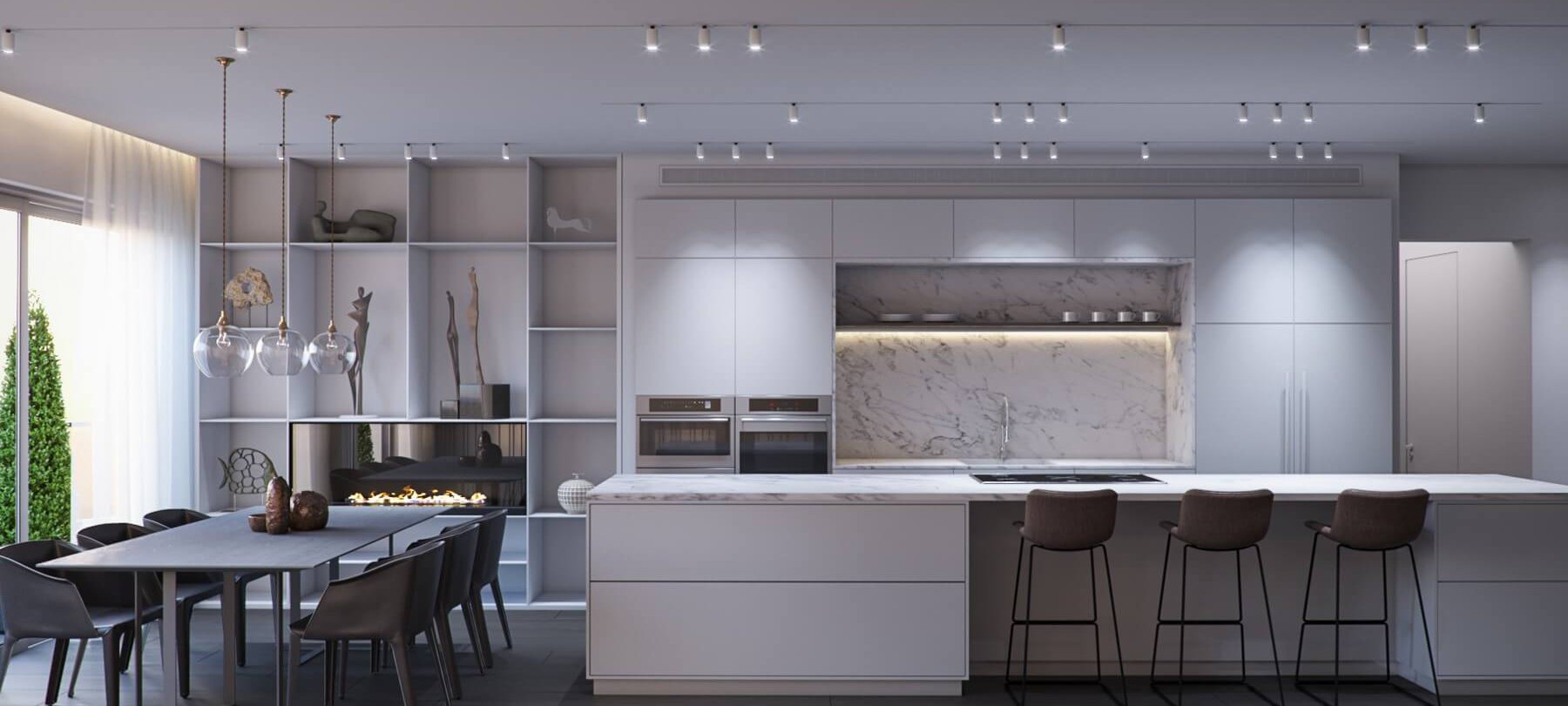 עיצוב פנים יוקרתי פנטהאוז באשדוד