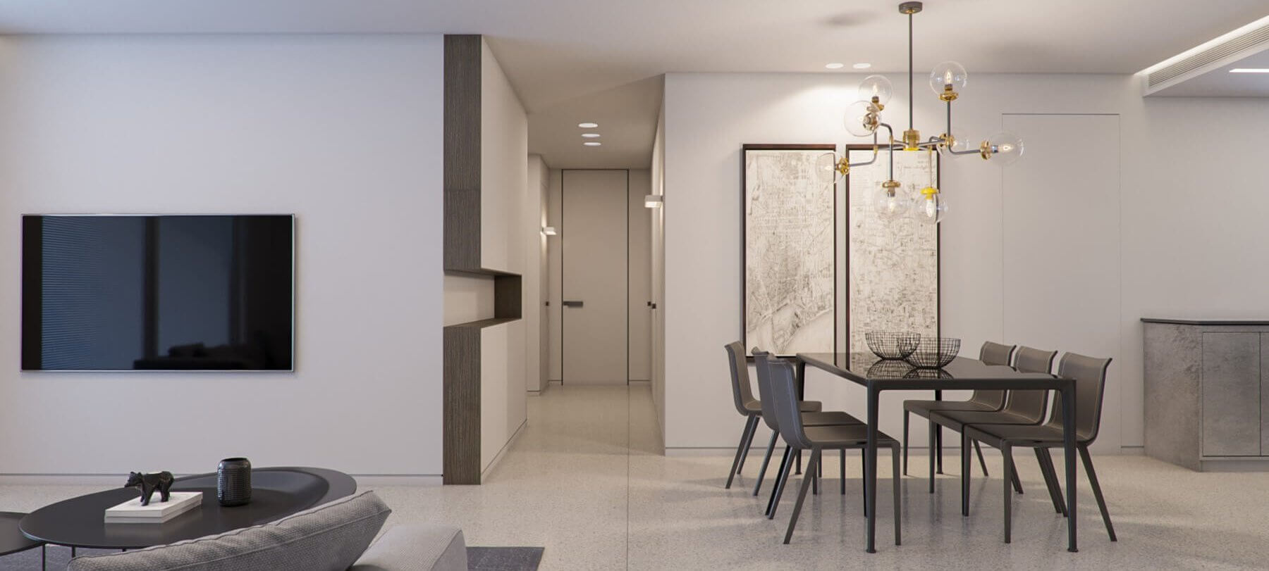 עיצוב סלון דניאל וקנין