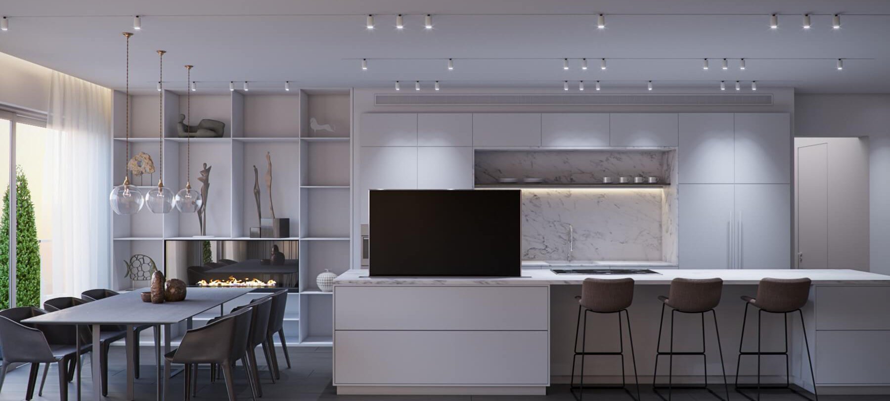 עיצוב פנים פנטהאוז באשדוד