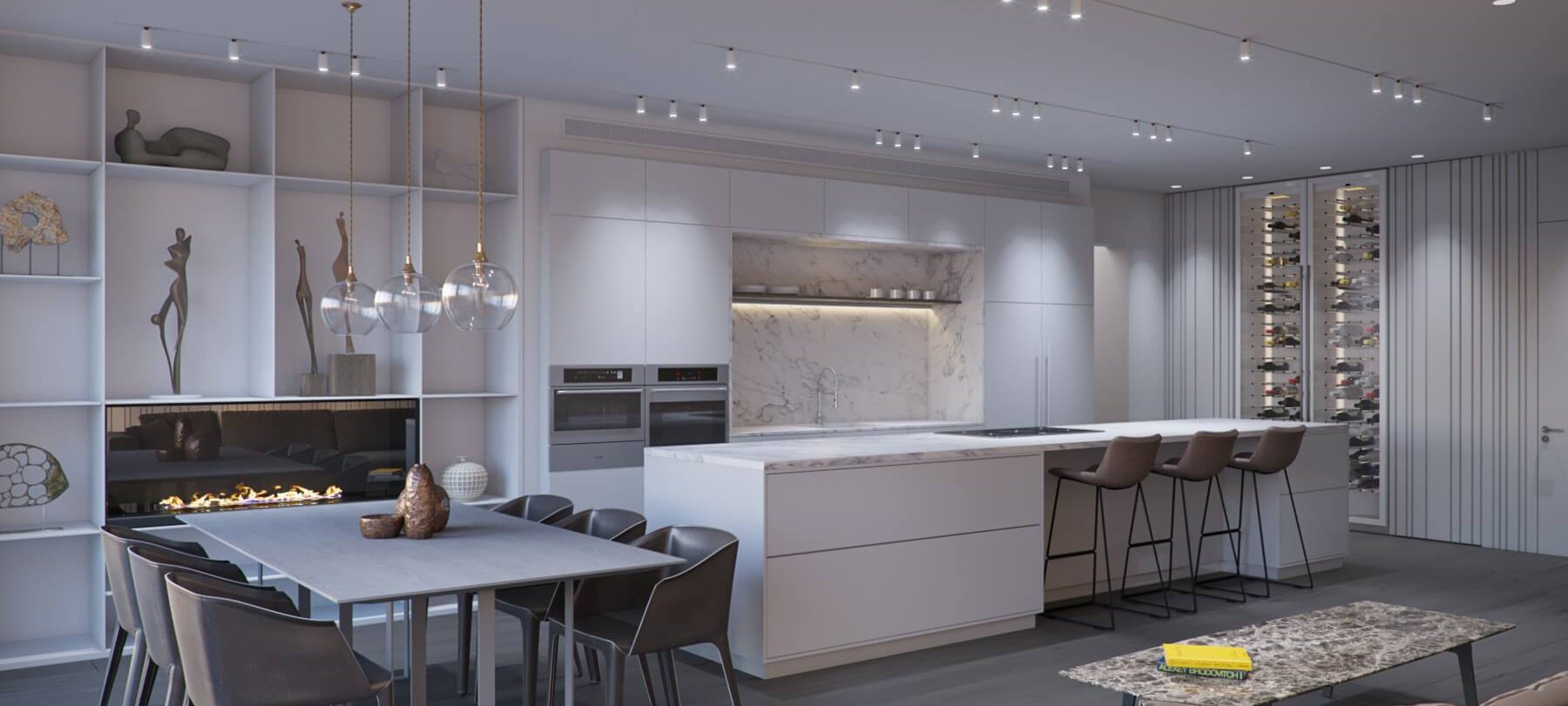 עיצוב פנים יוקרתי פנטהאוז באשדוד