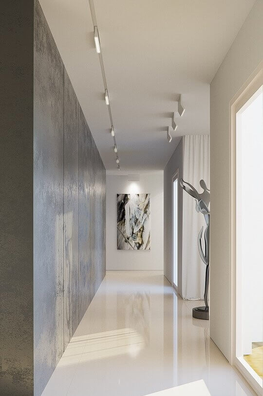 עיצוב פנים סלון יוקרתי פנטהאוז באשקלון