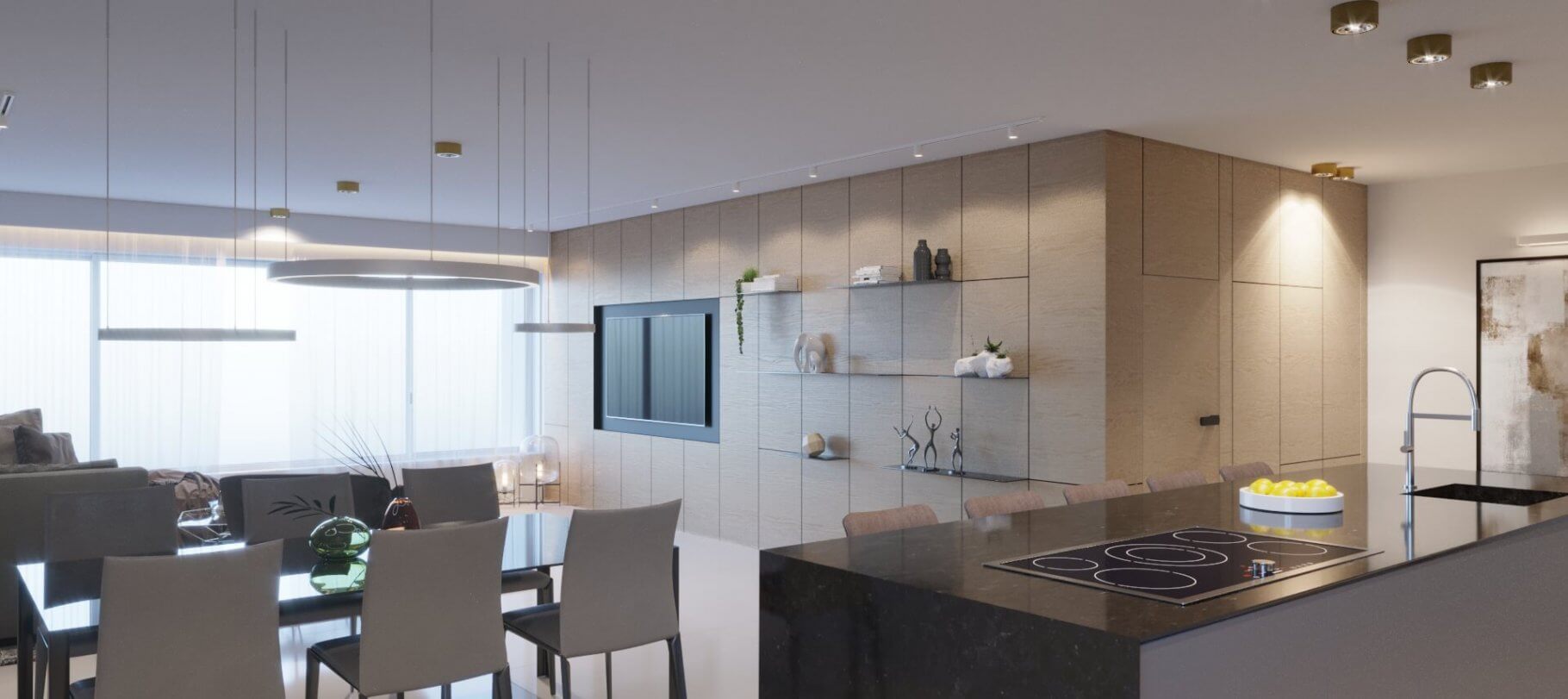 דניאל וקנין עיצוב דירת יוקרה ברמת אביב