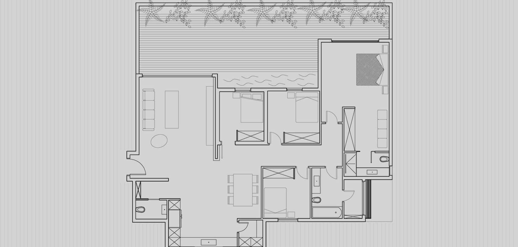 תכנון אדריכלי לדירת גן בראשון לציון