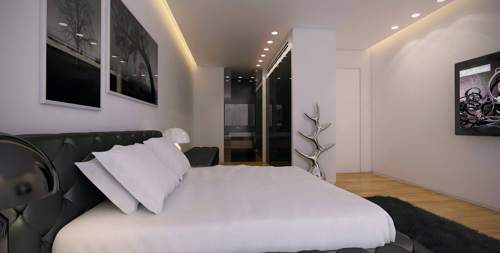 עיצוב פנים חדר שינה לדירת גם בראשון לציון