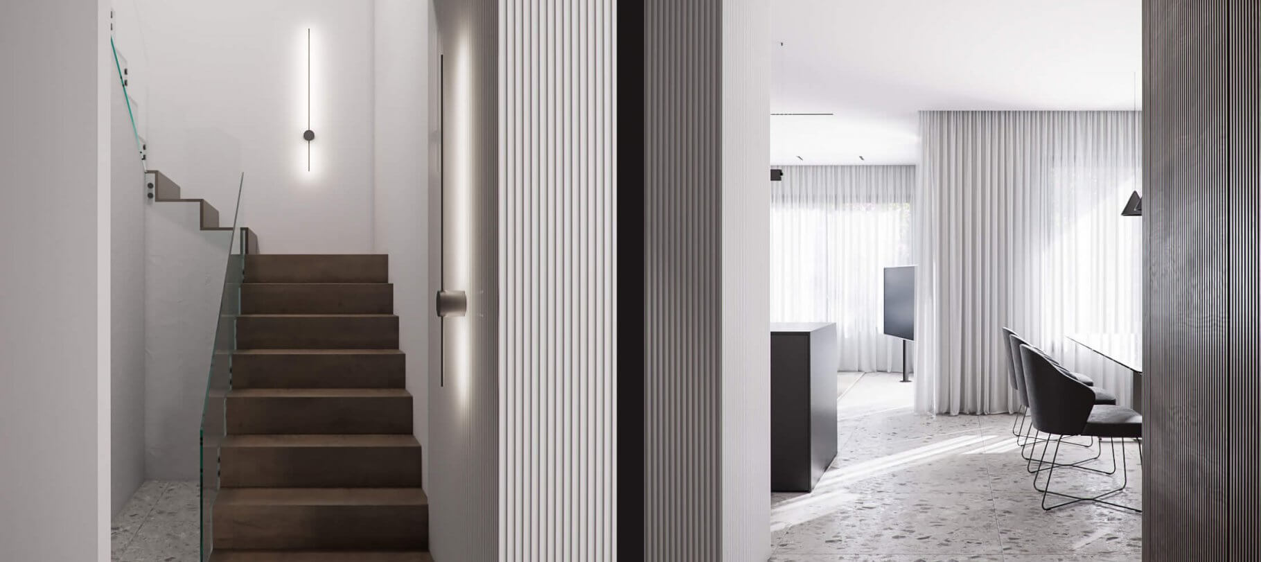 עיצוב דופלקס גן בירושלים