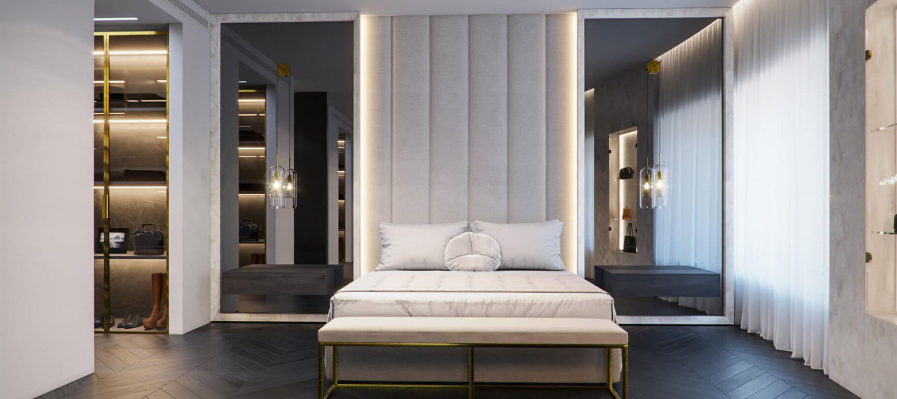 עיצוב פנים לחדר שינה ברמת גן