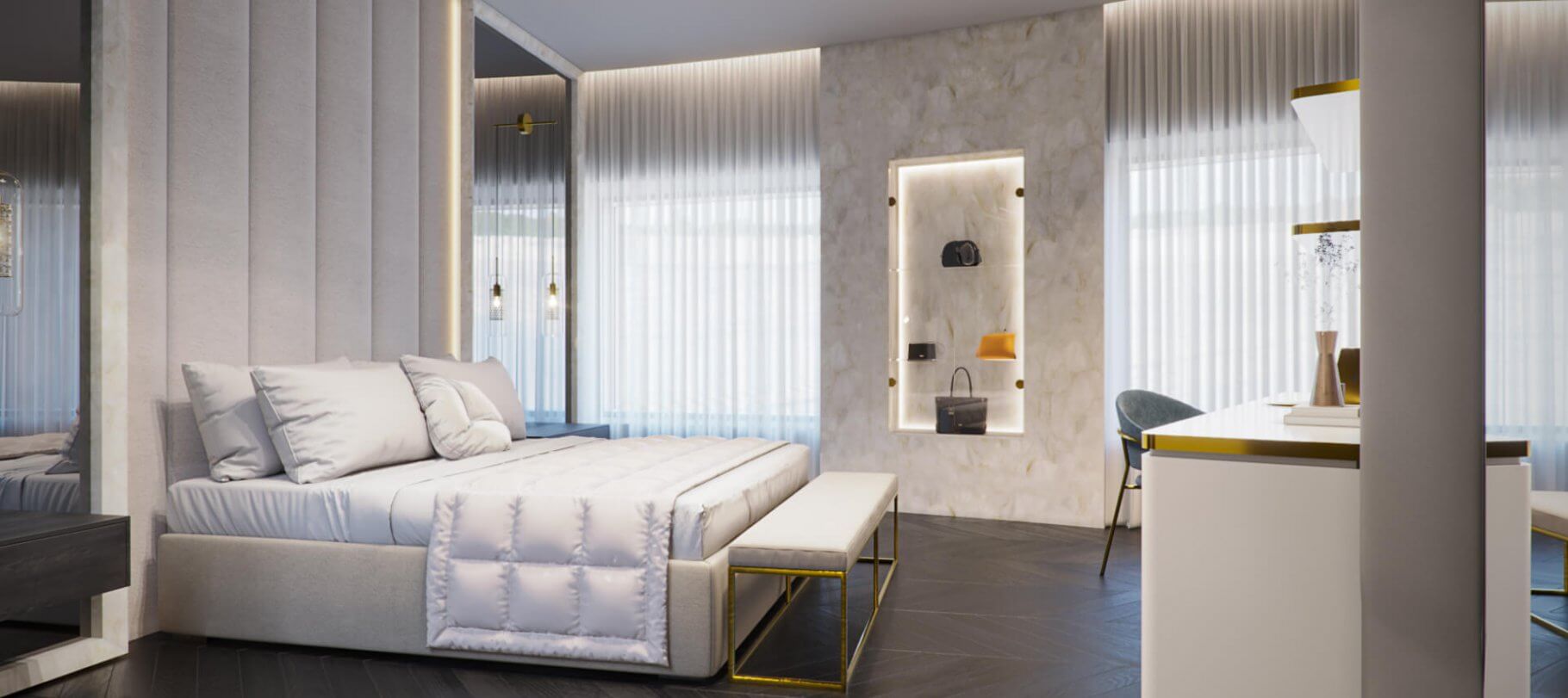 עיצוב חדר שינה ברמת גן