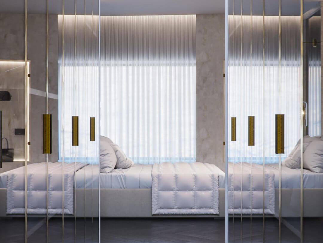 עיצוב מסדרון לחדר השינה