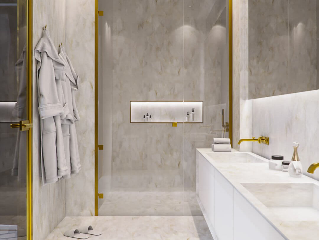 עיצוב פנים לחדר אמבטיה ברמת גן