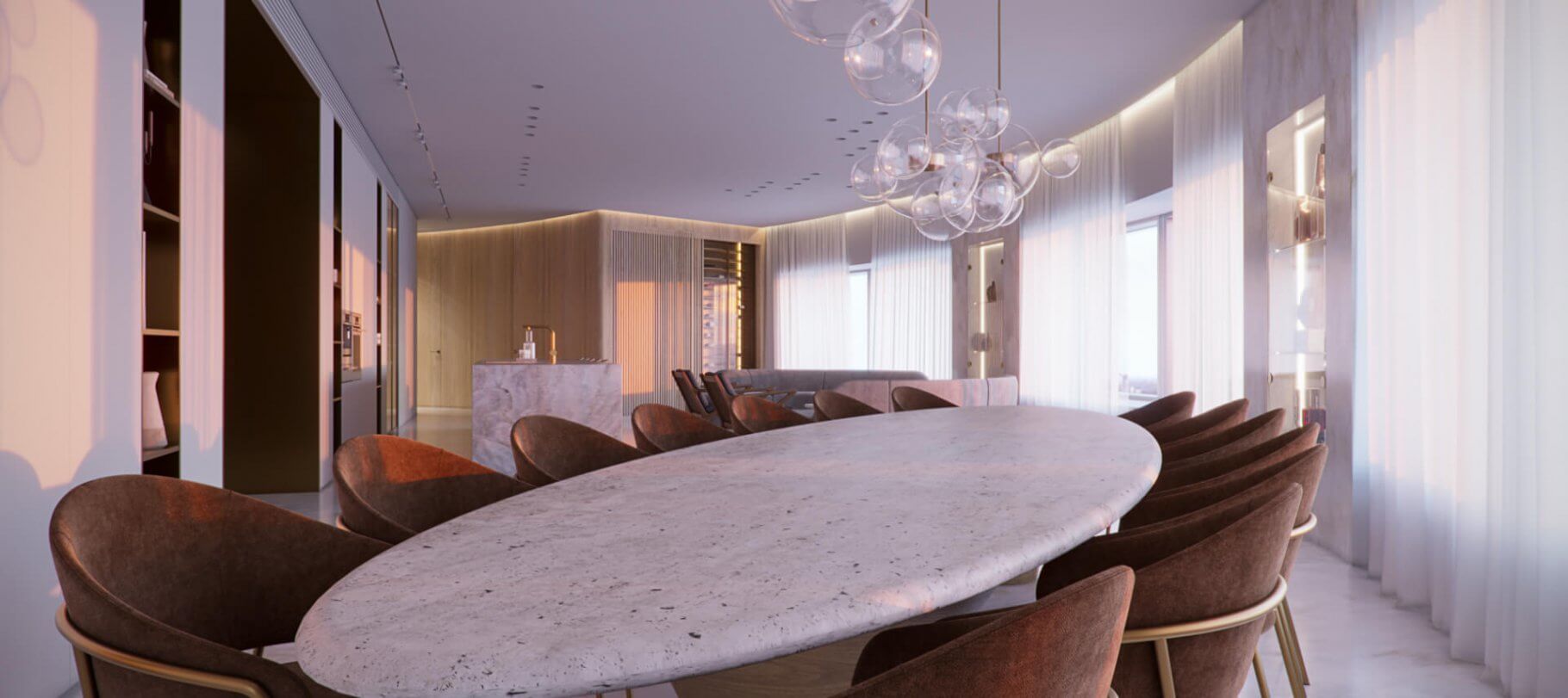 עיצוב סלון מודרני ברמת גן